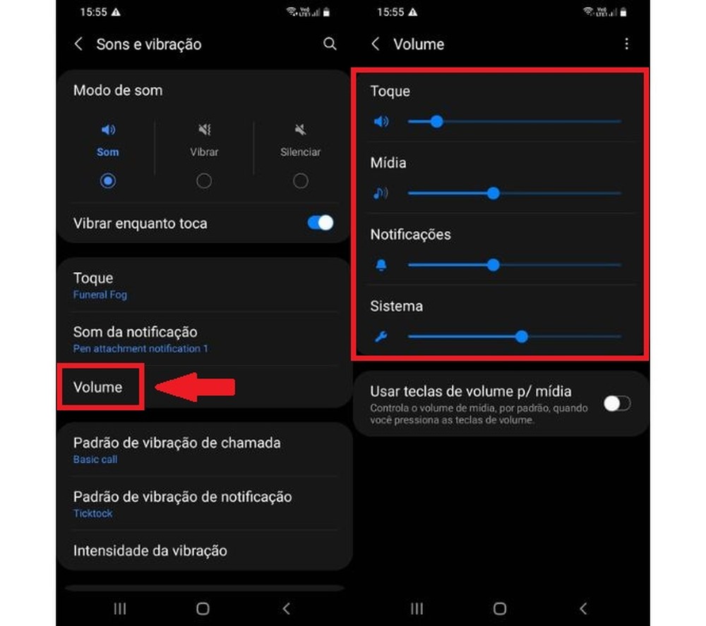 Aumentar O Volume Do Celular