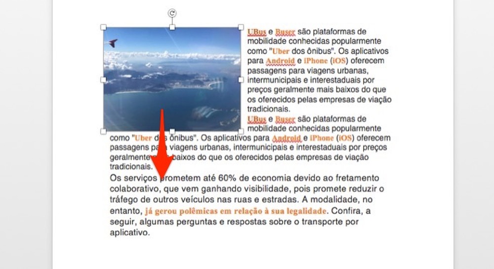 Como mover uma imagem no Word