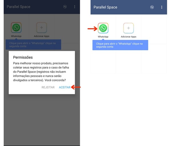 Parallel Space: saiba utilizar duas contas no WhatsApp, Facebook
