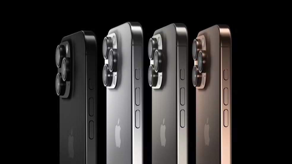 Lateral do iPhone 16 Pro Max — Foto: Divulgação/Apple