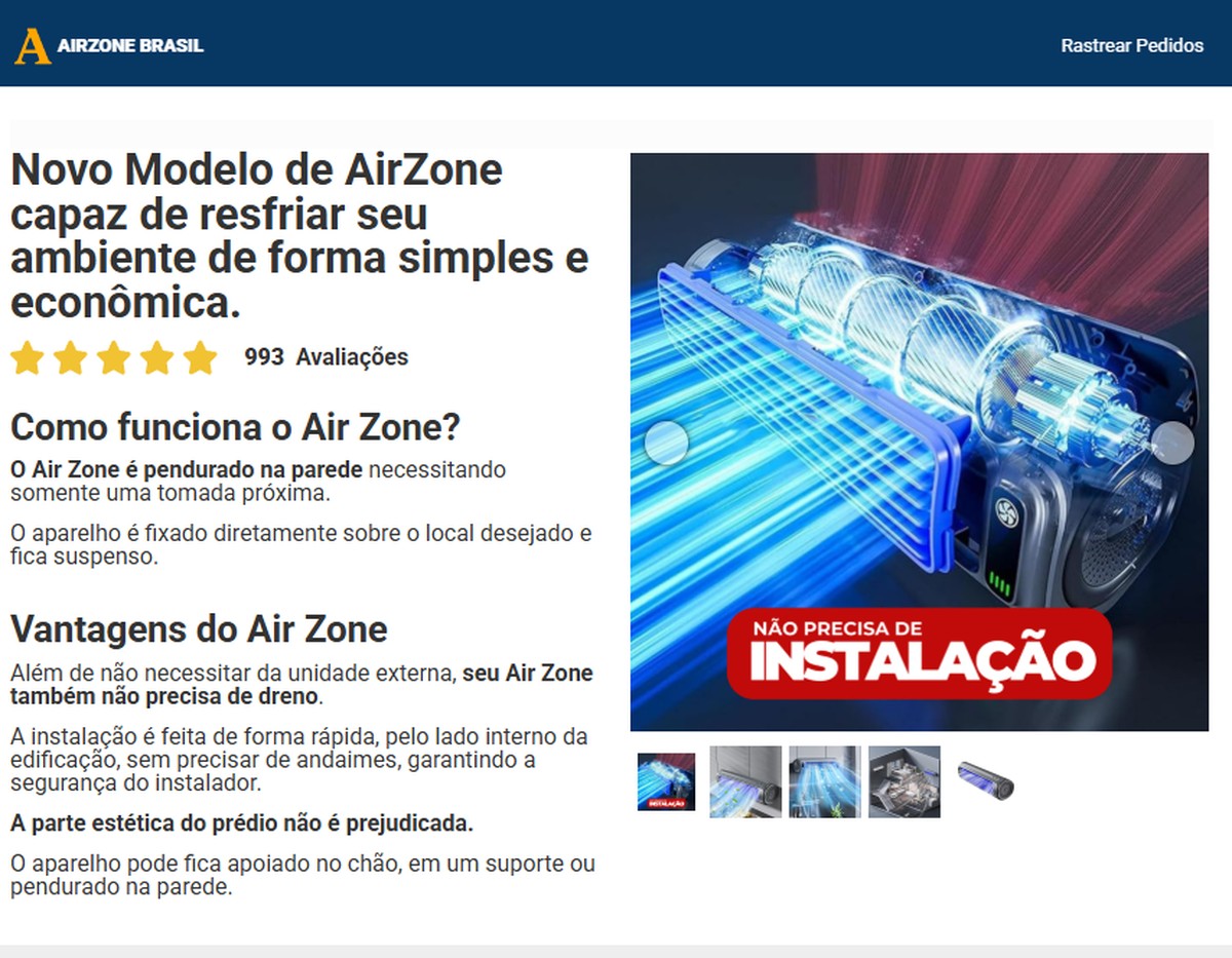 Air Zone Brasil é confiável? Entenda o golpe do ar-condicionado