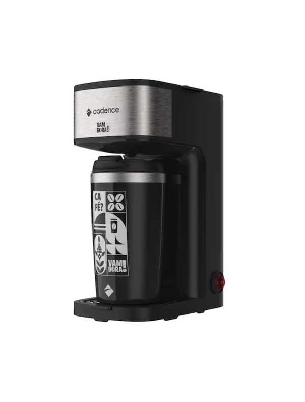 Cafeteira elétrica Cadence Vambora + copo térmico