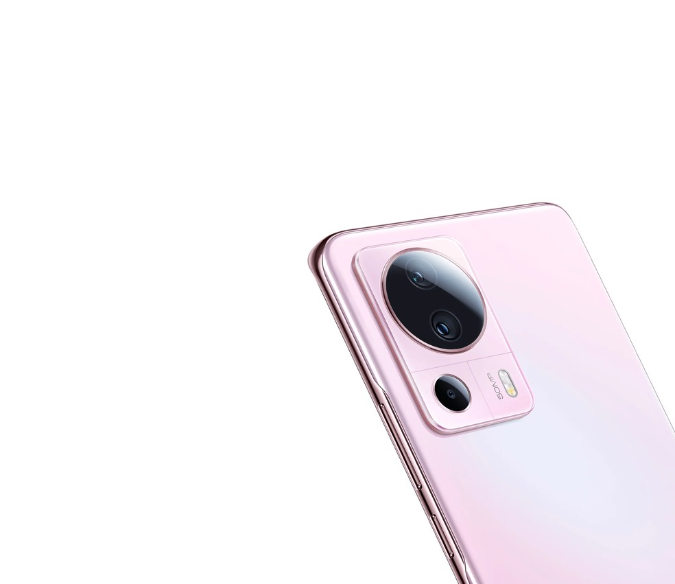 Conjunto de câmeras do Xiaomi 13 Lite — Foto: Reprodução/Xiaomi