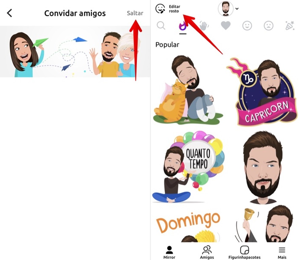 Como Criar Figurinhas Para Whatsapp Com A Sua Cara Com O App Mirror