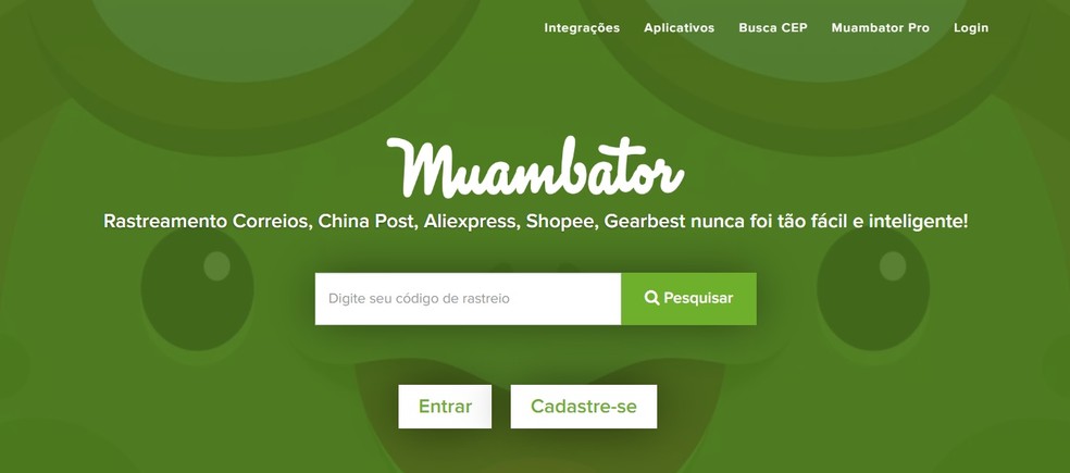 O Muambator é uma opção aos Correios — Foto: Divulgação/Muambator
