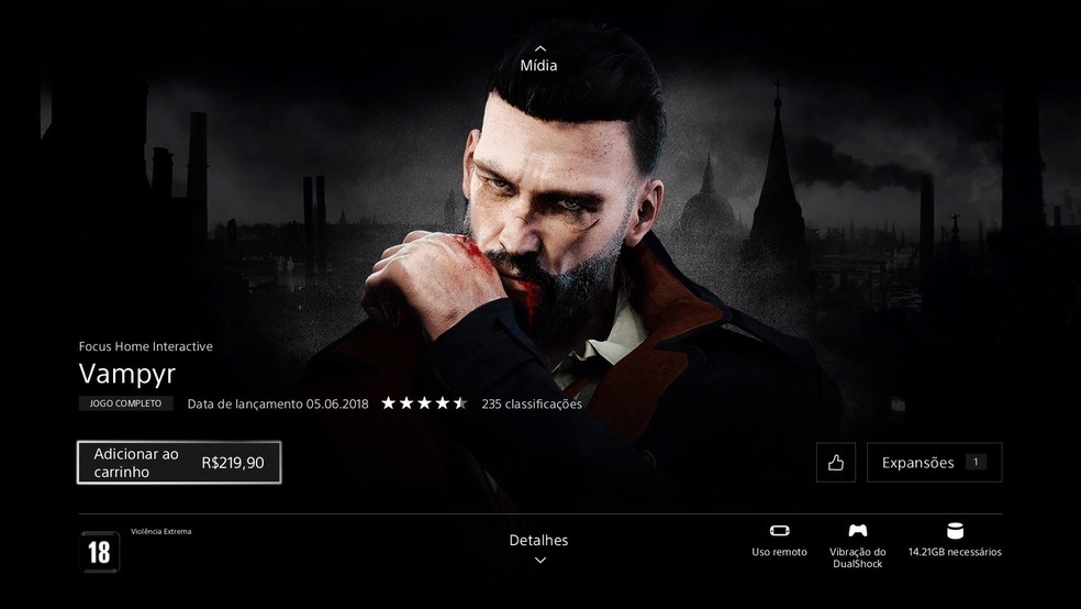 Vampyr saiba como baixar e instalar o game no Xbox One PS4 e PC