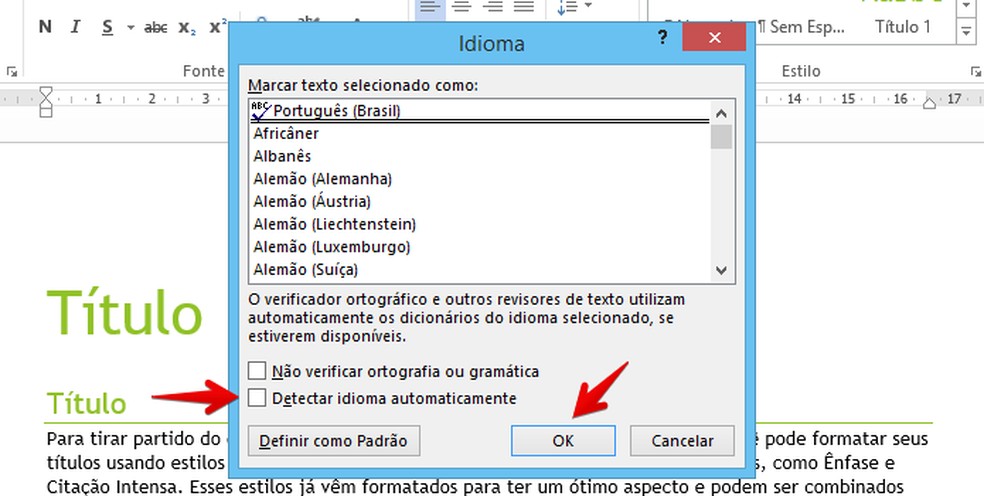 Como Ativar Ou Desativar O Corretor Ortográfico Do Word No Office 5583