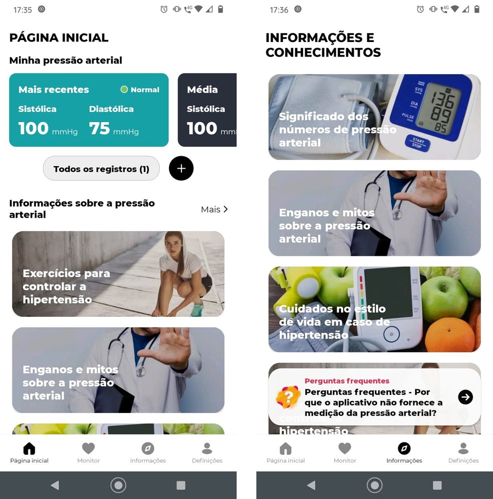 Como medir a pressão arterial com o Samsung Health Monitor