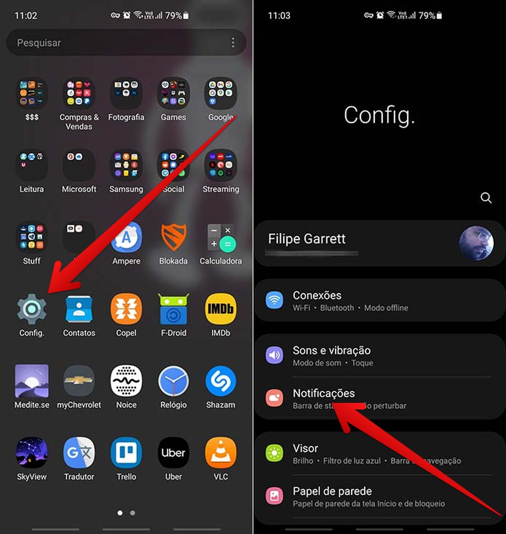 Samsung One UI: aplicativo resolve problema com relógio na barra de  status 