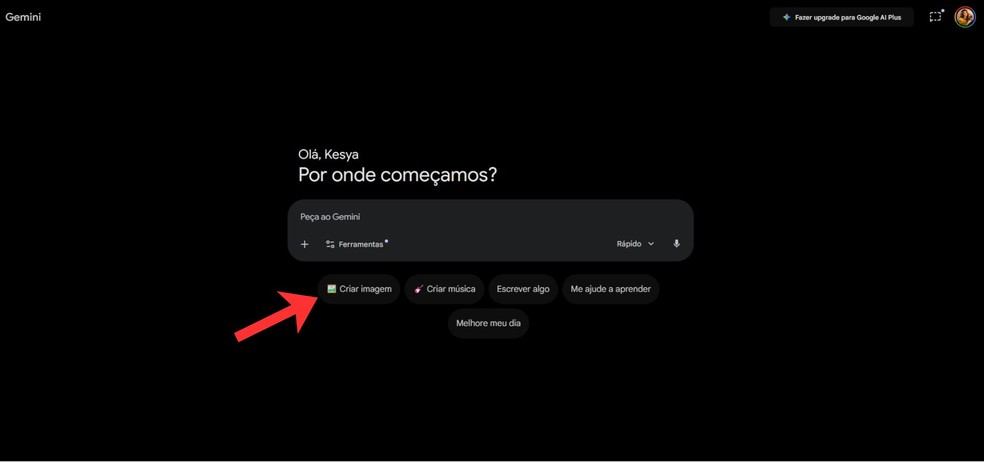 Reprodução/Gemini por Késya Holanda
