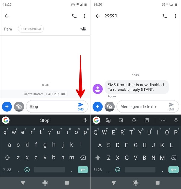 Como cancelar SMS do Uber Eats e parar de receber mensagem