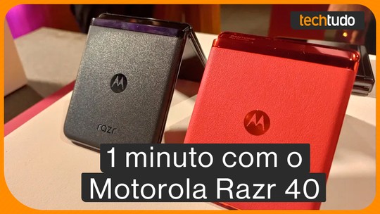 Motorola Razr 40: celular com visual do icônico V3 ganha nova versão