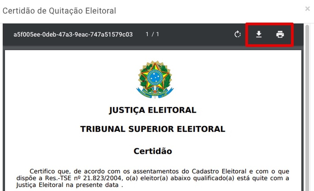 Como tirar a certidão de quitação eleitoral