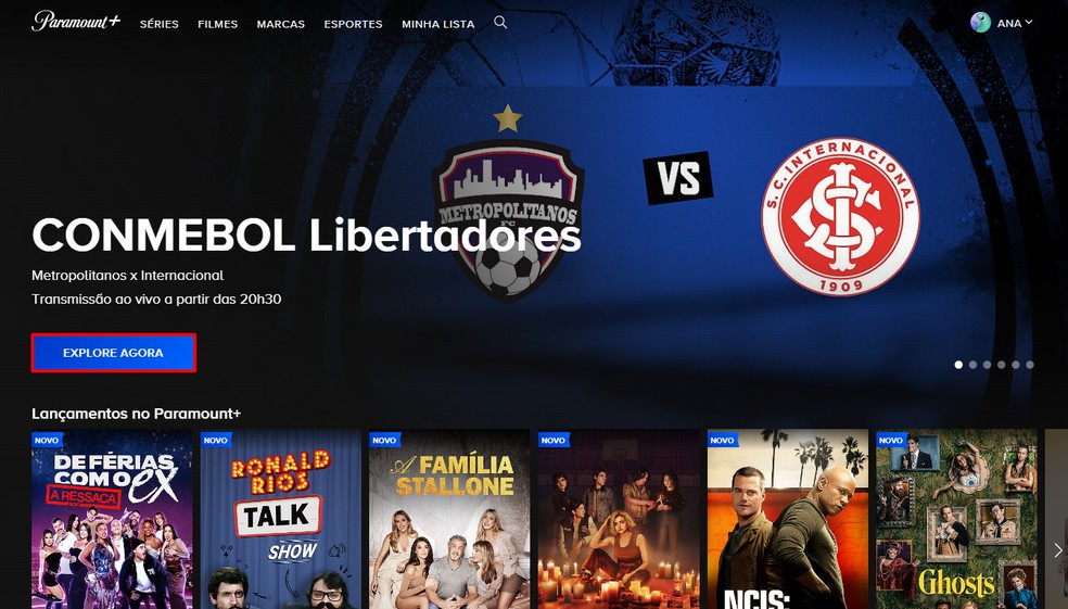 Assista aos jogos da Libertadores no UOL Play e Paramount+.