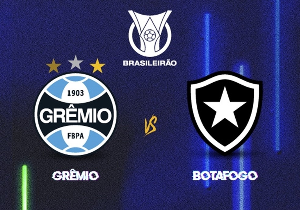 Onde assistir a Botafogo x Grêmio e escalações para o jogo pelo Brasileirão