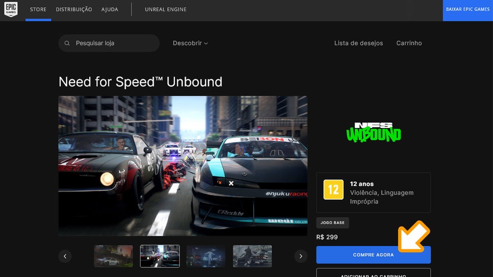 Need for Speed Unbound está para jogar de graça neste fim-de-semana