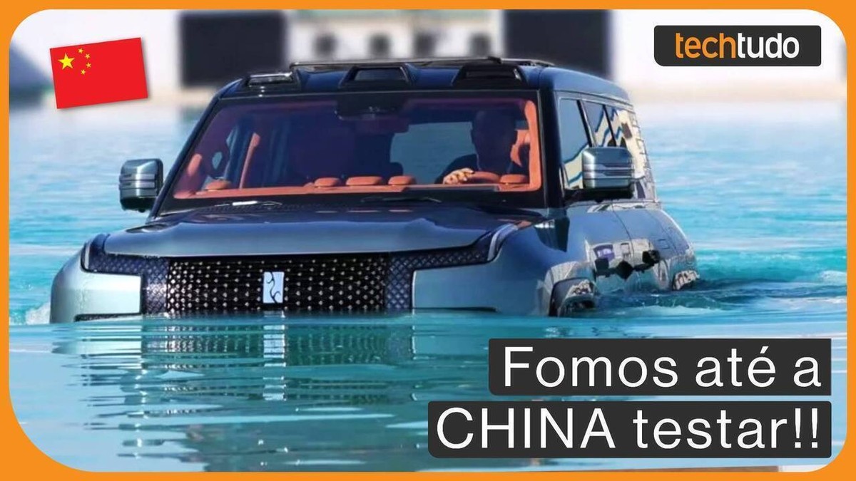 Carro ou barco? Andamos no BYD U8 e ele flutuou na água; assista