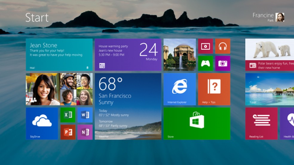 Windows 8.1 trará o botão Iniciar, novos tiles e maior integração com o Skydrive (Foto: Reprodução) (Foto: Windows 8.1 trará o botão Iniciar, novos tiles e maior integração com o Skydrive (Foto: Reprodução)) — Foto: TechTudo