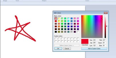 How to draw the Roblox logo from 2015 to 2017 using MS Paint