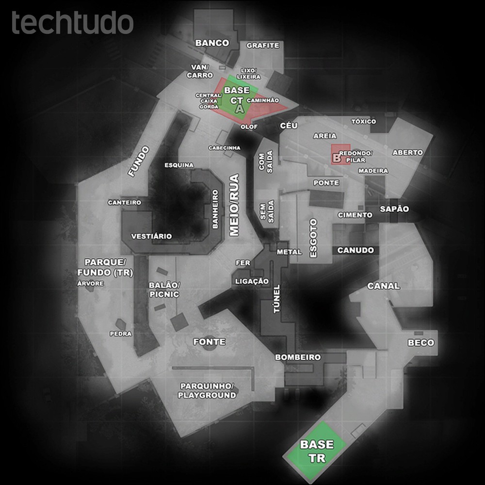 Overpass no CS:GO: veja nomes dos lugares no mapa competitivo do jogo