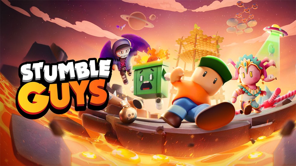 Stumble Guys chega ao PlayStation 5 e PS4 com seus percursos caóticos de plataforma e física — Foto: Divulgação/Scopely