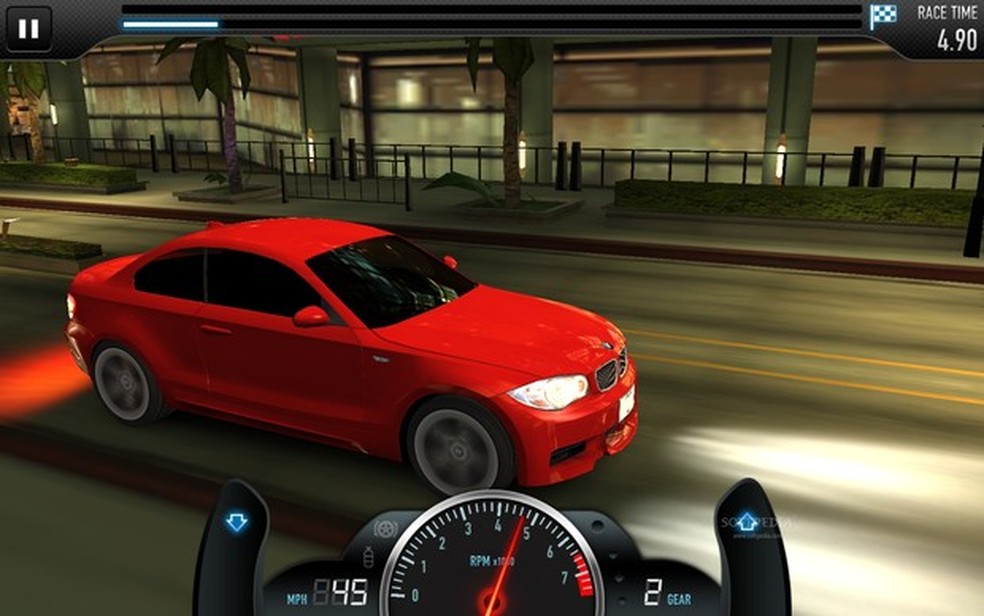 CSR Racing é um jogo de corrida para Android focado em rachas