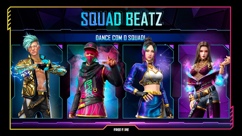 Free Fire: evento para chamar o amigo de volta chega com Squad Beatz
