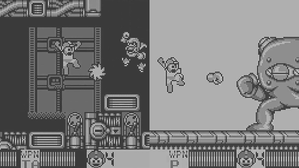 Mega Man V era um jogo completamente original para o Game Boy, diferente dos quatro games anteriores — Foto: Reprodução/Nintendo, editado por Rafael Monteiro