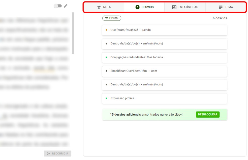 Glau: site para corrigir redação grátis ajuda a tirar nota 1000 no Enem