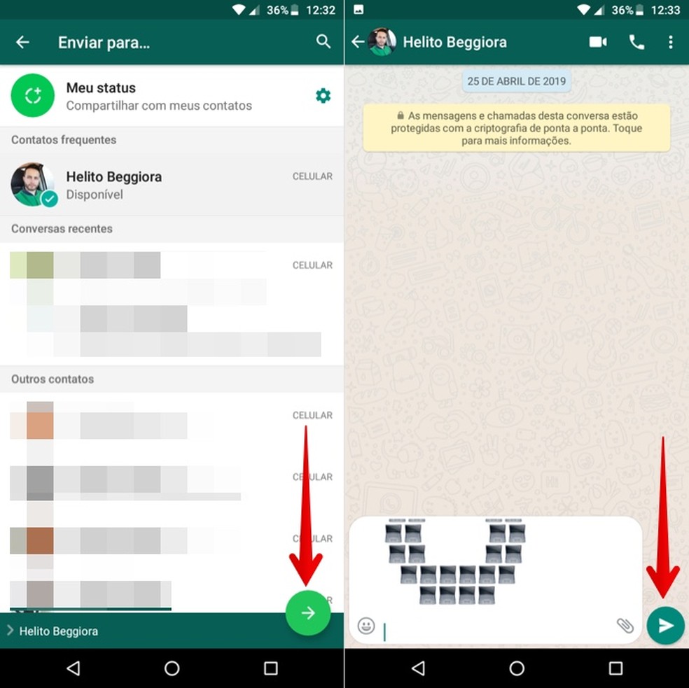 Como escrever com emojis e enviar pelo WhatsApp