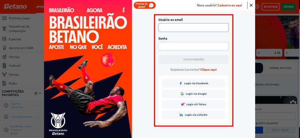 Betano login: Aprenda Como Acessar o site e fazer apostas