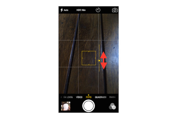 Como utilizar o controle de exposição do aplicativo Câmera do iOS 8?