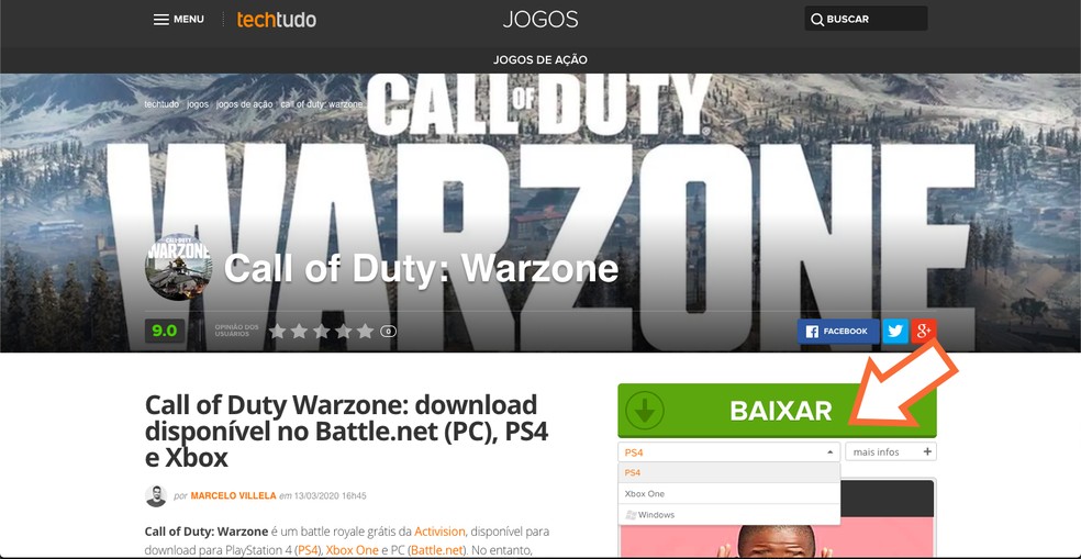 Como jogar Call of Duty: Warzone, game para PS4, Xbox One e PC