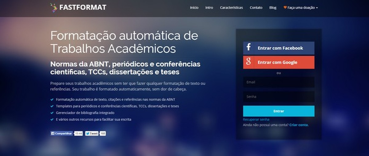 FastFormat edita artigos acadêmicos e monografias com regras da ABNT