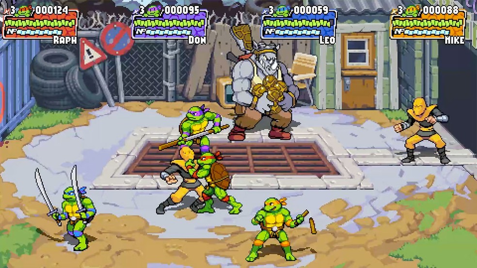 Teenage Mutant Ninja Turtles: Shredder’s Revenge traz o clássico gameplay das Tartarugas Ninja nos fliperamas com novidades e multiplayer para 4 a 6 pessoas — Foto: Reprodução/Nintendo Game Store