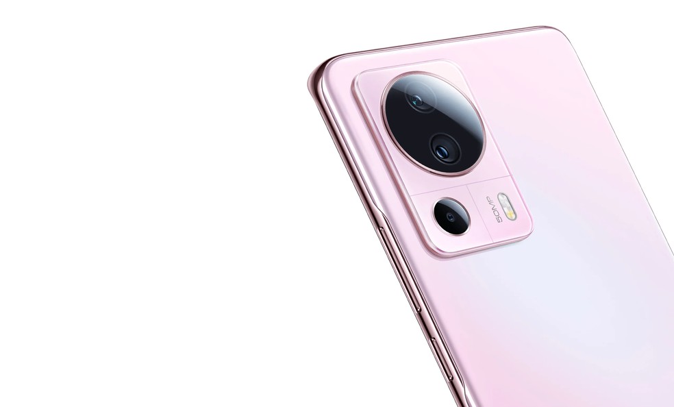 Conjunto de câmeras do Xiaomi 13 Lite — Foto: Reprodução/Xiaomi