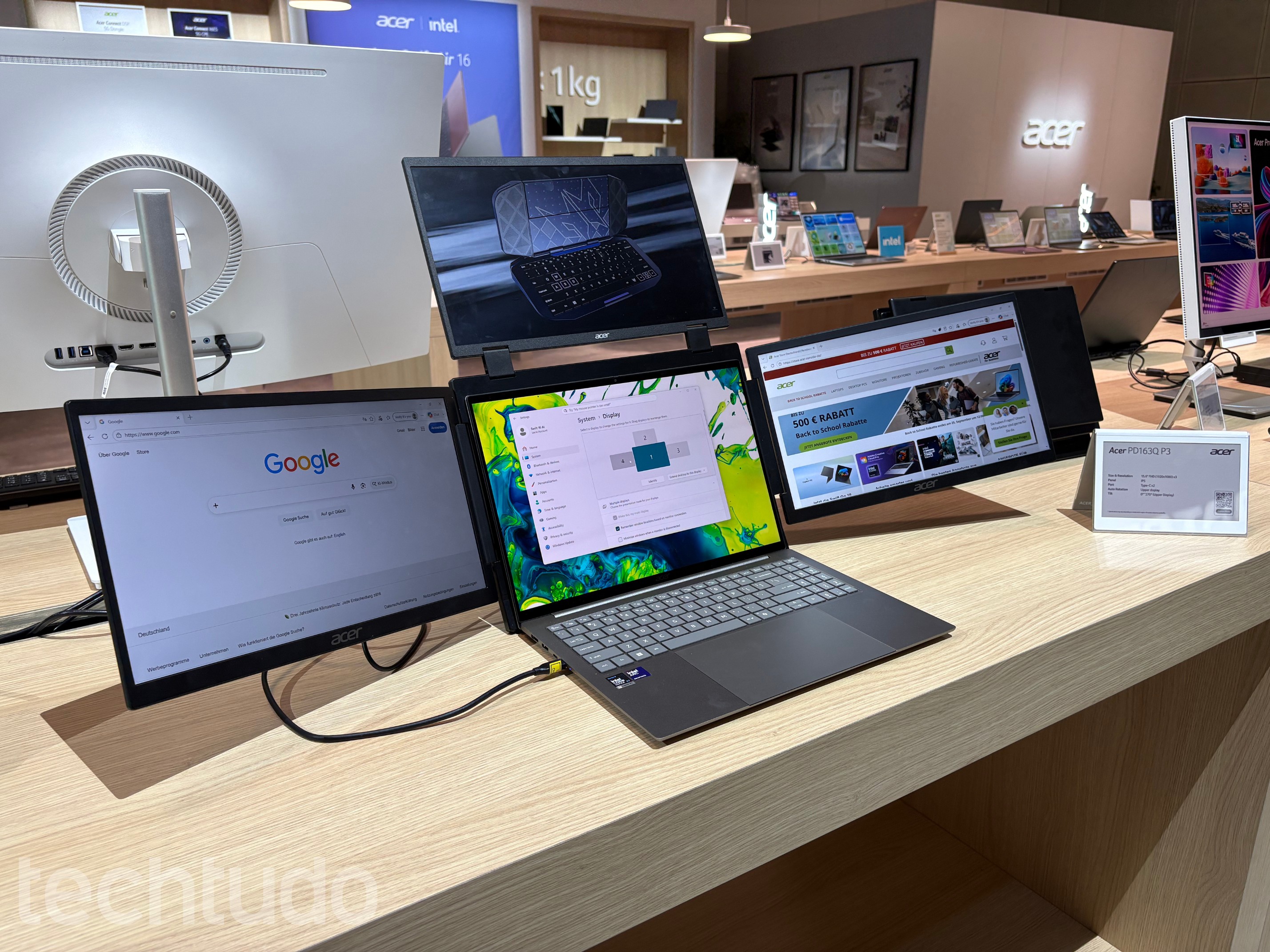 Acer lança monitor com três telas para turbinar seu desempenho no trabalho