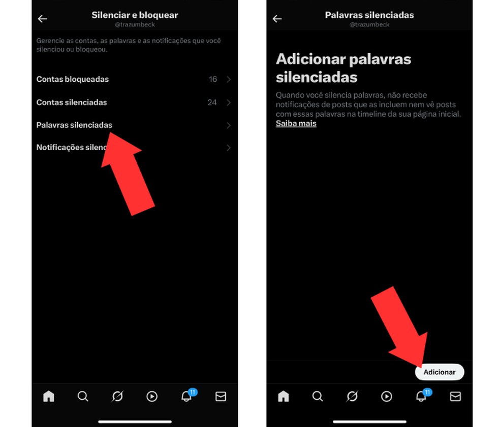  Reprodução/Mariana Tralback