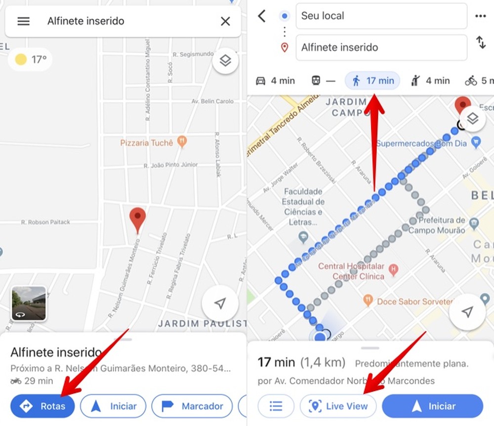 Como usar a realidade aumentada do Google Maps pelo Android ou iPhone