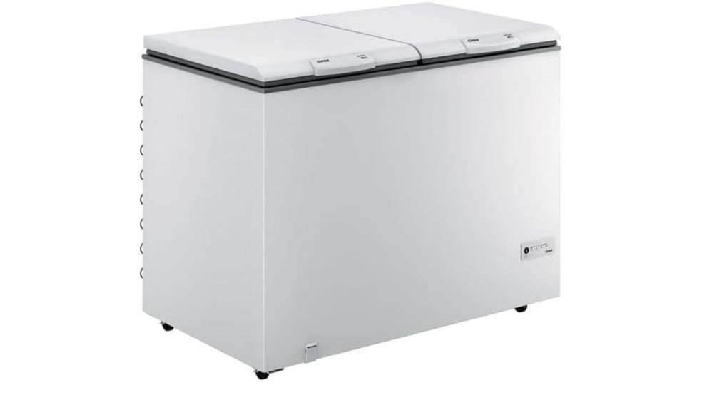 O freezer Consul CHB42FB tem duas portas e 414 litros de capacidade — Foto: Reprodução/Amazon