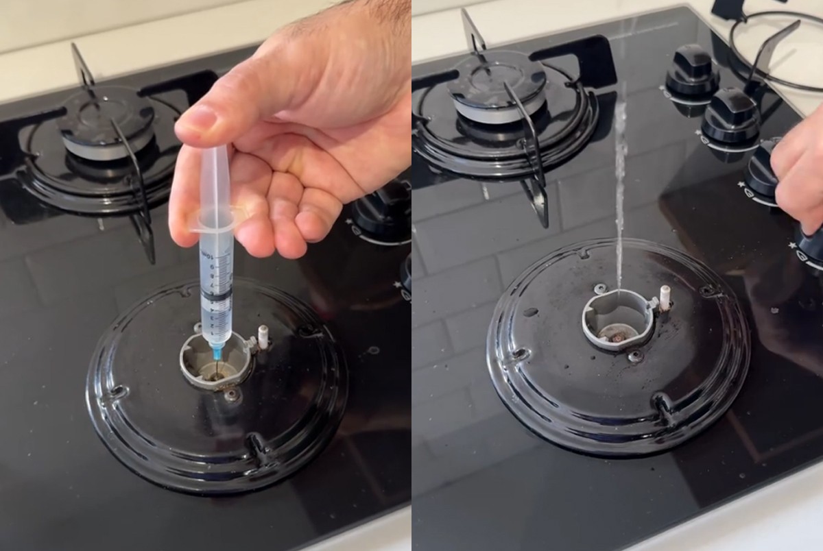 Método BIZARRO de limpar boca de fogão viraliza; veja riscos