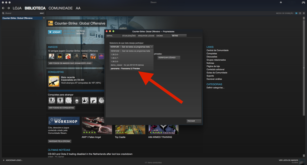 CS:GO: como usar a Panorama UI, atualização de interface do FPS