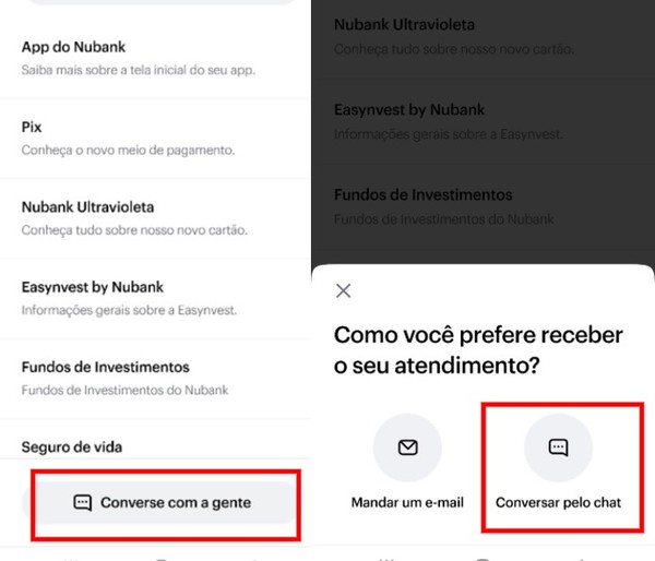 Como cancelar uma compra no cartão Nubank