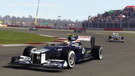 Simulador F1 2012 chega em setembro
