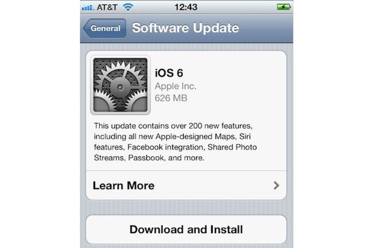  Um novo Maps renovado foi lançado com o iOS 6, que apresentava navegações passo a passo, integração da Siri e modo Flyover 3D. — Foto: Foto: Reprodução/MacRumors