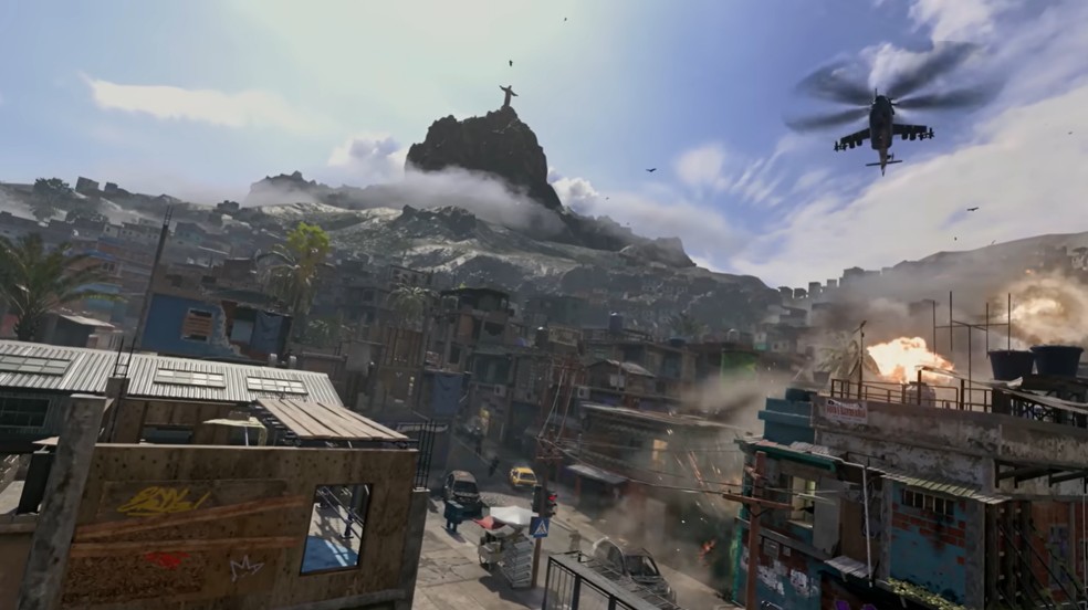 Favela é um dos 16 mapas clássicos presentes no multiplayer de Modern Warfare 3 — Foto: Divulgação/Call of Duty