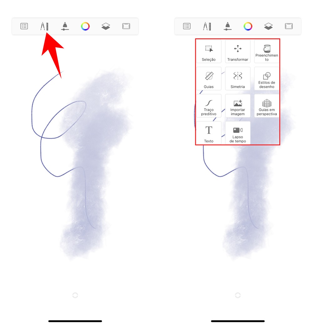 Sketchbook app como usar o aplicativo para desenhar no celular