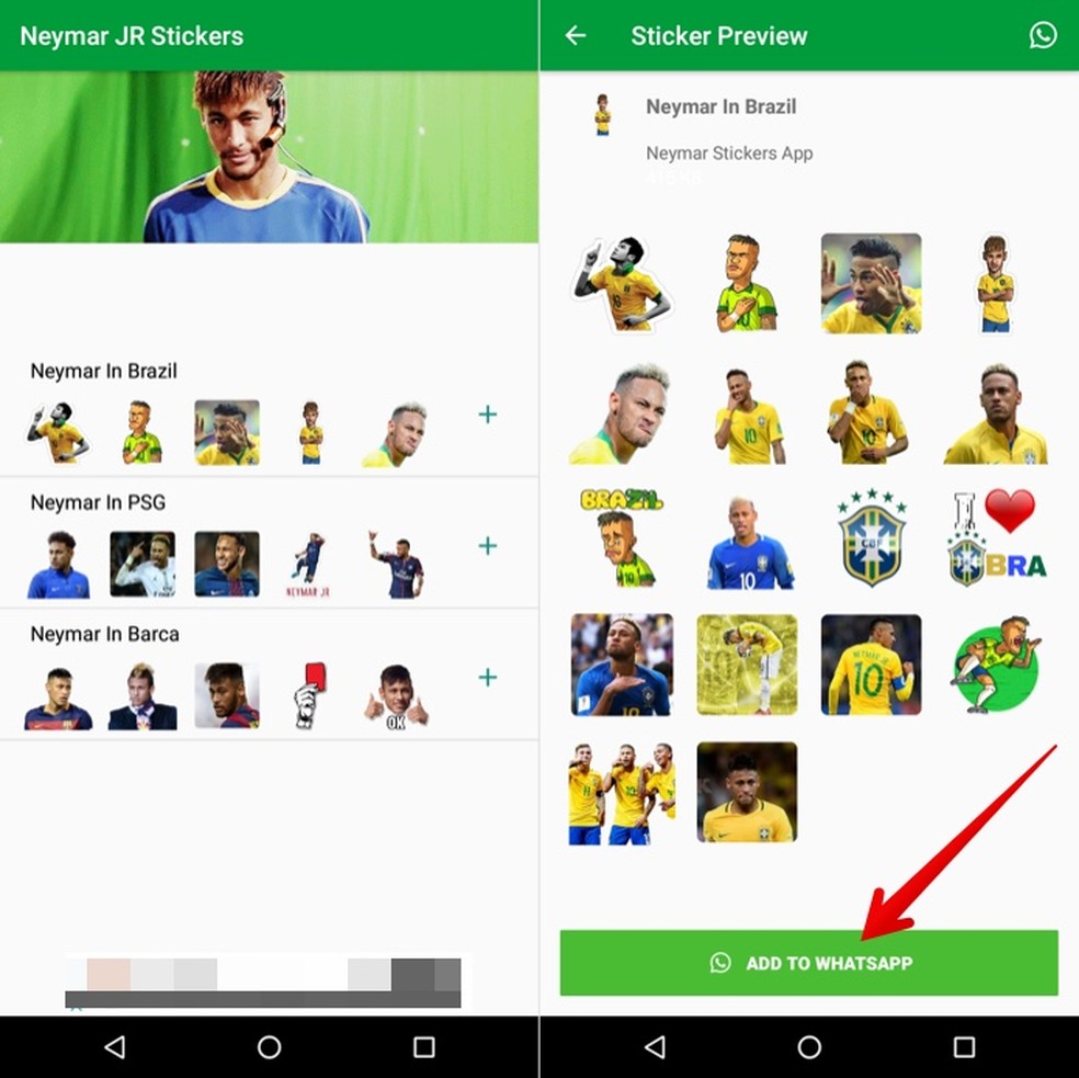 Figurinhas do Neymar no WhatsApp saiba como usar stickers na conversa