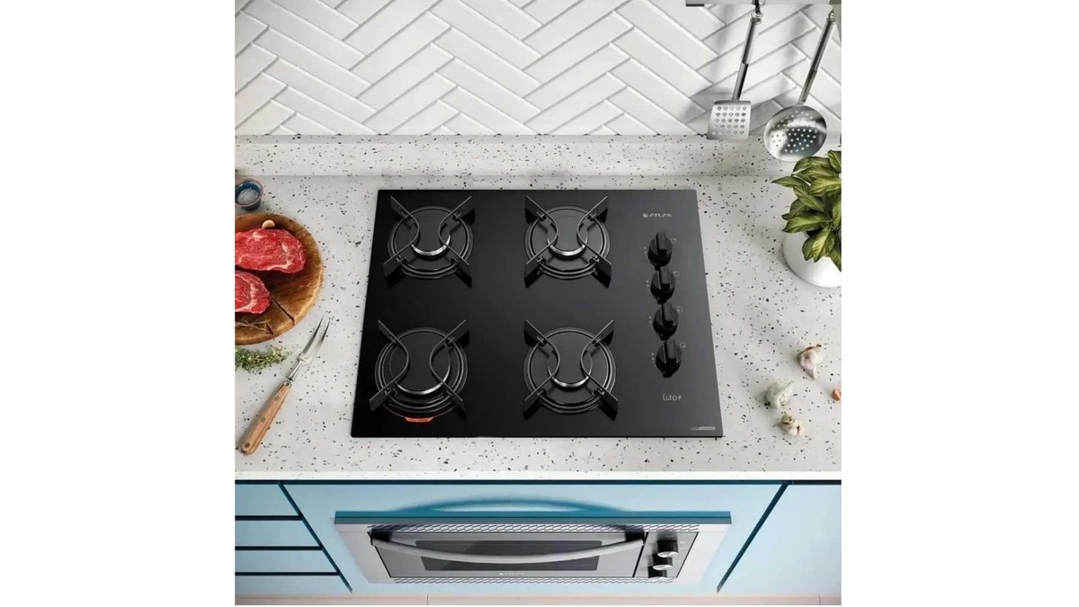 7 modelos de cooktop a gás 4 bocas em oferta na Black Friday
