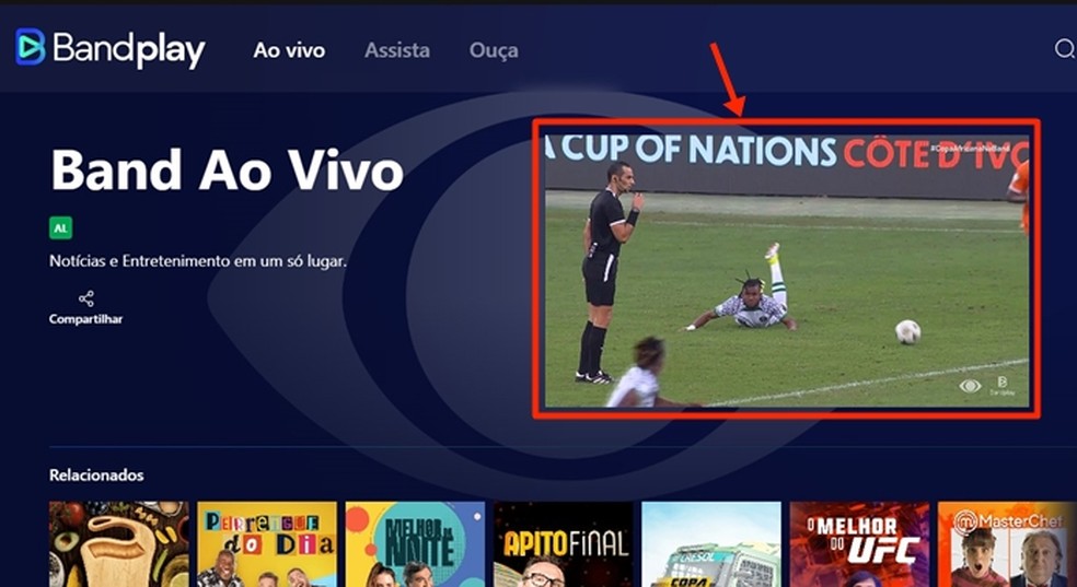 Com início às 16h, a transmissão do jogo do Fluminense ao vivo e online começa no BandPlay — Foto: Reprodução/Gabriela Andrade